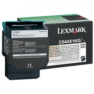 LEXMARK C544X1KG - originální toner, černý, 6000 stran