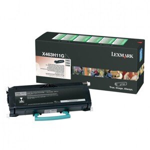 LEXMARK X463H11G - originální toner, černý, 9000 stran