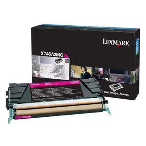 LEXMARK X746A2MG - originální toner, purpurový, 70000 stran