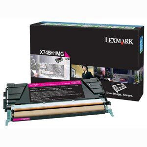 LEXMARK X748H1MG - originální toner, purpurový, 10000 stran