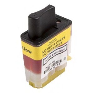 BROTHER LC-900 - kompatibilní cartridge, žlutá, 19ml