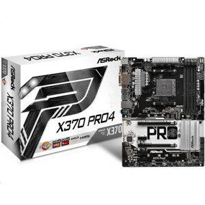 ASRock MB Sc AM4 X370 PRO4, AMD X370, 4xDDR4, VGA