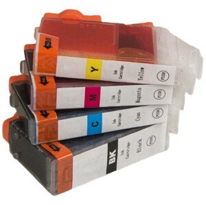 MultiPack CANON BCI-3 - kompatibilní cartridge, černá + barevná, 1x27ml/3x13ml