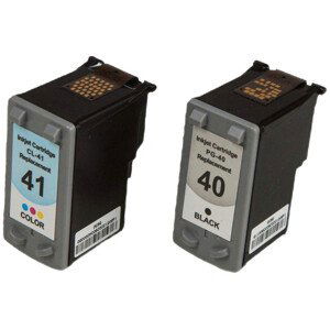MultiPack CANON PG-40, CL-41 - kompatibilní cartridge, černá + barevná, 1x25ml/1x19ml