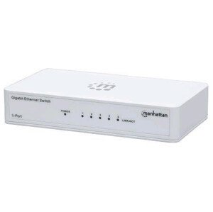 MANHATTAN 5-Port Gigabit Ethernet Switch, 5xRJ45 10/100/1000 Mbps Ports