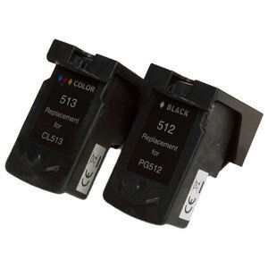 MultiPack CANON PG-512, CL-513 - kompatibilní cartridge, černá + barevná, 1x12ml/1x13ml