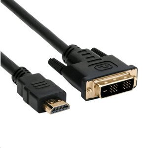 C-TECH kabel HDMI-DVI, M/M, 1, 8m