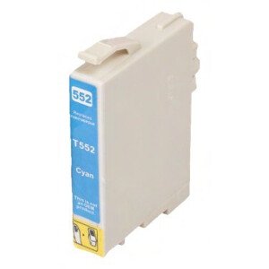 EPSON T0552 (C13T05524010) - kompatibilní cartridge, azurová, 13ml