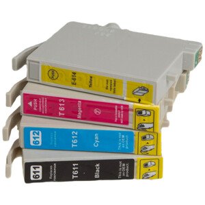 MultiPack EPSON T0615 (C13T06154010) - kompatibilní cartridge, černá + barevná, 4x8ml