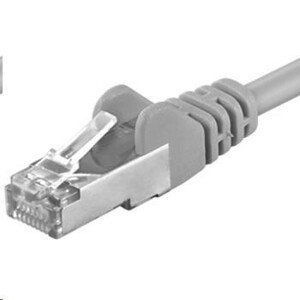 PREMIUMCORD Patch kabel CAT6a S-FTP, RJ45-RJ45, AWG 26/7 1, 5m šedá