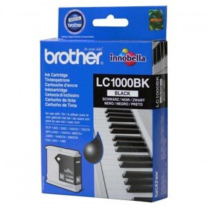 BROTHER LC-1000 - originální cartridge, černá, 500 stran