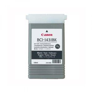 CANON BCI-1431 BK - originální cartridge, černá, 130ml