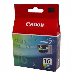 CANON BCI-16 - originální cartridge, barevná, 2x7ml