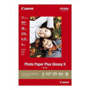 Canon Photo Paper Plus Glossy, PP-201 A3+, foto papír, lesklý, 2311B021, bílý, A3+, 13x19", 275 g/m2, 20 ks, inkoustový