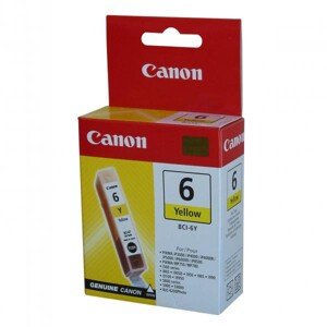 CANON BCI-6 Y - originální cartridge, žlutá, 13ml