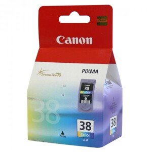 CANON CL-38 - originální cartridge, barevná, 9ml