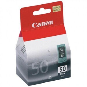 CANON PG-50 BK - originální cartridge, černá, 22ml