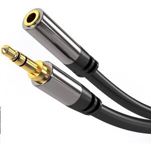 PREMIUMCORD prodlužovací kabel, Jack 3.5mm - Jack 3.5mm M/F 5m