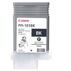 CANON PFI-101 BK - originální cartridge, černá, 130ml