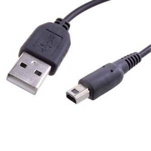 Avacom USB kabel (2.0), USB A samec - Nintendo 3DS samec, 1.2m, kulatý, černý