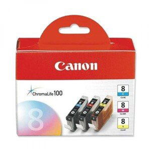 CANON CLI-8 - originální cartridge, barevná, 3x13ml
