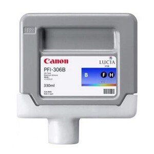 CANON PFI-306 - originální cartridge, modrá, 330ml