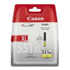 CANON CLI-551-XL Y - originální cartridge, žlutá, 11ml