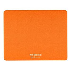 Podložka pod myš, Polyprolylen, oranžová, 24x19cm, 0.4mm, Logo, antimikrobiální