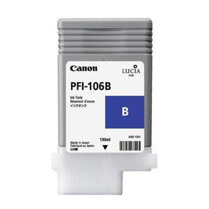 CANON PFI-106 - originální cartridge, modrá, 130ml