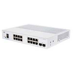 Cisco switch CBS350-16T-2G-EU (16xGbE, 2xSFP, fanless)