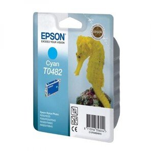 EPSON T0482 (C13T04824010) - originální cartridge, azurová, 13ml