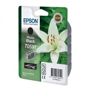 EPSON T0591 (C13T05914010) - originální cartridge, fotočerná, 13ml