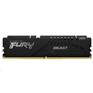 KINGSTON DIMM DDR5 16GB (Kit of 2) 4800MT/s CL38 FURY Beast Černá