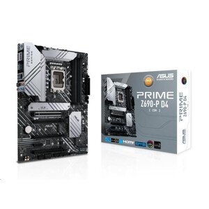 ASUS MB Sc LGA1700 PRIME Z690-P D4-CSM, Intel Z690, 4xDDR4, 1xDP, 1xHDMI