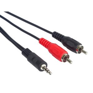 PremiumCord kabel Jack 3.5mm - 2xCINCH, M/M, 1, 5m