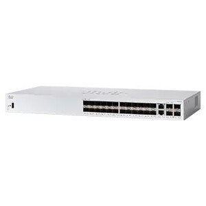 Cisco switch CBS350-24S-4G-EU (24xSFP, 4xGbE/SFP combo, fanless) - REFRESH