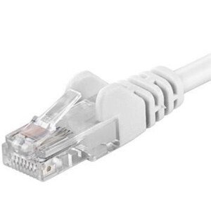 PremiumCord Patch kabel UTP RJ45-RJ45 CAT6 0.25m bílá