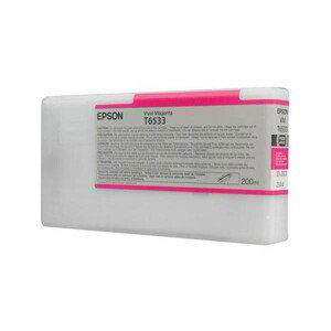 EPSON T6533 (C13T653300) - originální cartridge, purpurová, 200ml