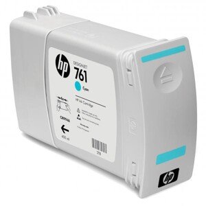 HP CM994A - originální cartridge HP 761, azurová, 400ml