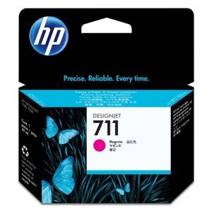 HP CZ131A - originální cartridge HP 711, purpurová, 29ml