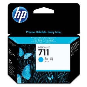 HP CZ130A - originální cartridge HP 711, azurová, 29ml