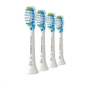 Philips HX9044/17 Sonicare C3 Premium Plaque Control, náhradní hlavice, standardní velikost, 4 kusy, nasazovací, bílá