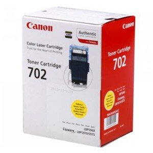 CANON 702 Y - originální toner, žlutý, 10000 stran