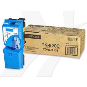 KYOCERA TK820C - originální toner, azurový, 7000 stran