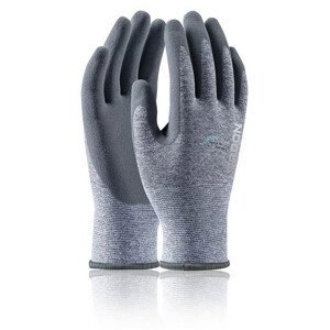 Máčené rukavice ARDON®NATURE TOUCH 08/M - s prodejní etiketou - šedé | A8080/08-SPE