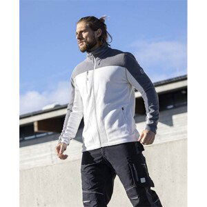 Mikina fleece ARDON®MICHAEL bílá | H2202/3XL