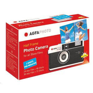 AgfaPhoto Half Frame Photo Camera 35mm black