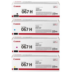 CANON 067H - originální toner, černý + barevný, 3130/3x2350