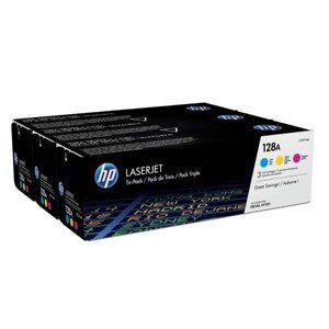 HP CF371AM - originální toner HP 128A, barevný, 3x1300, CE32xCMY