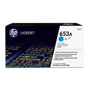 HP CF321A - originální toner HP 653A, azurový, 16500 stran